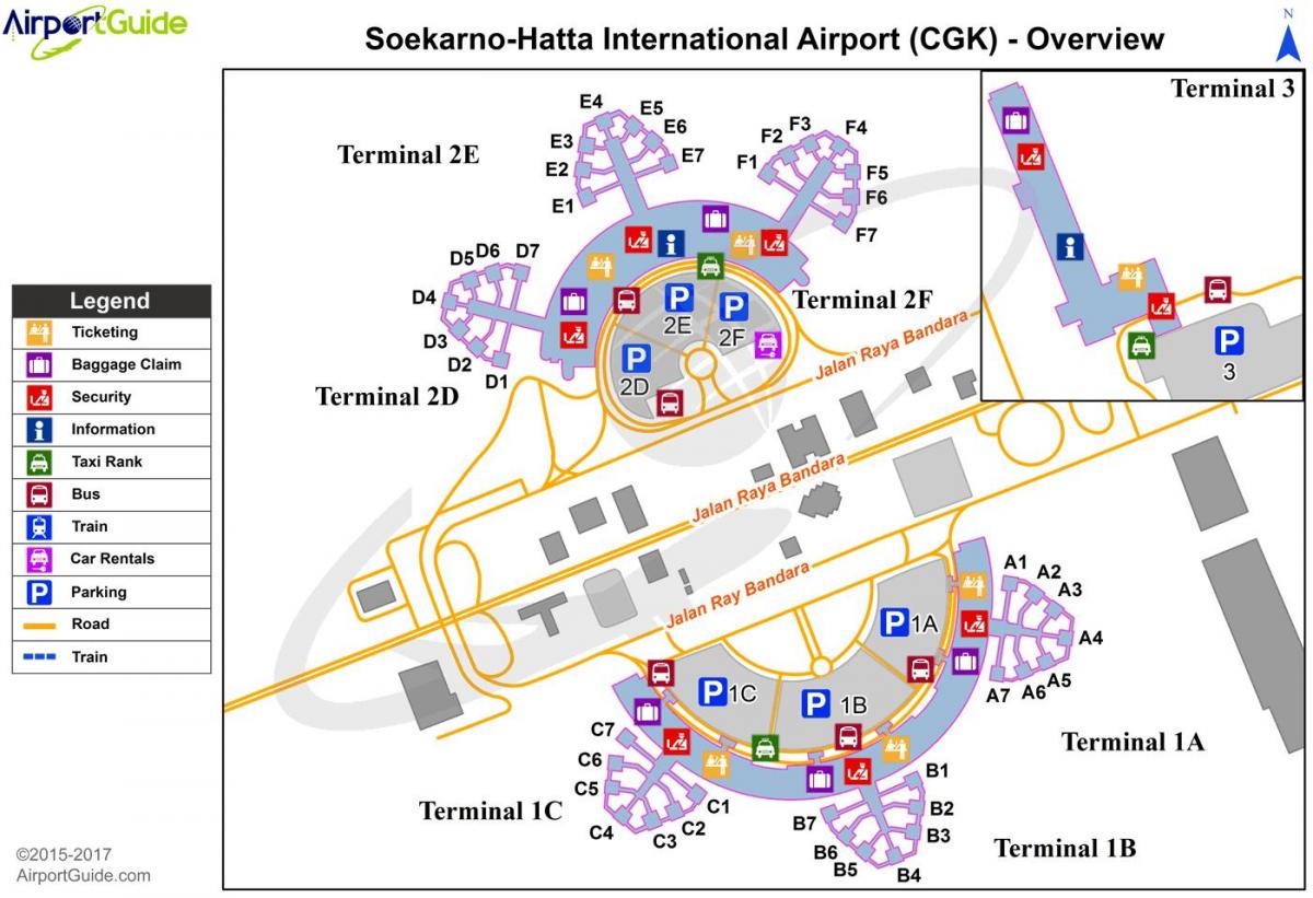 Jakarta international airport kart
