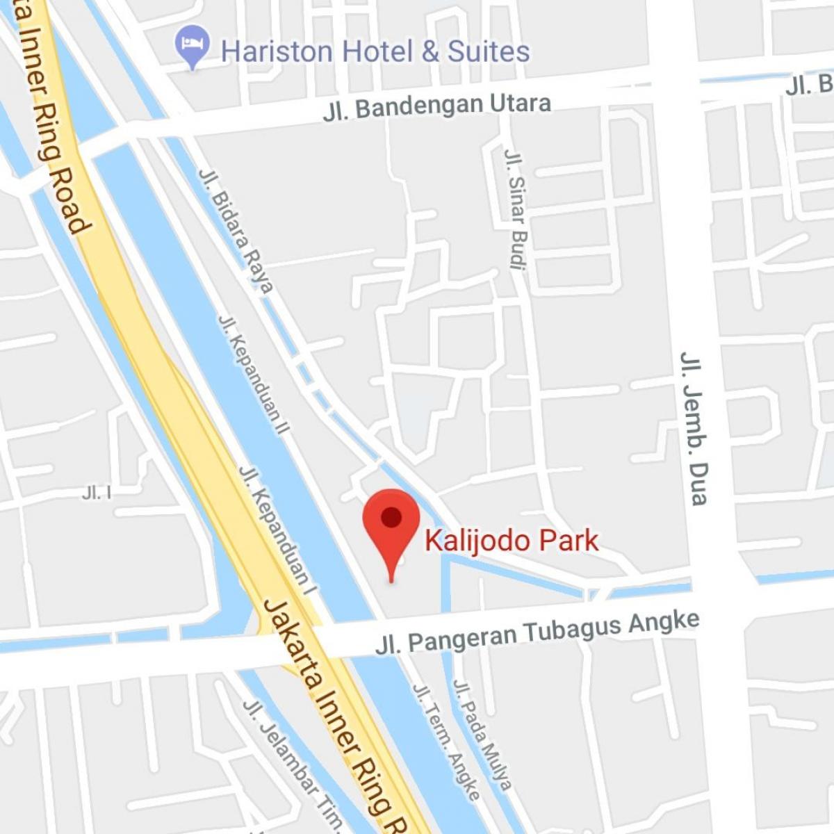kart over kalijodo Jakarta