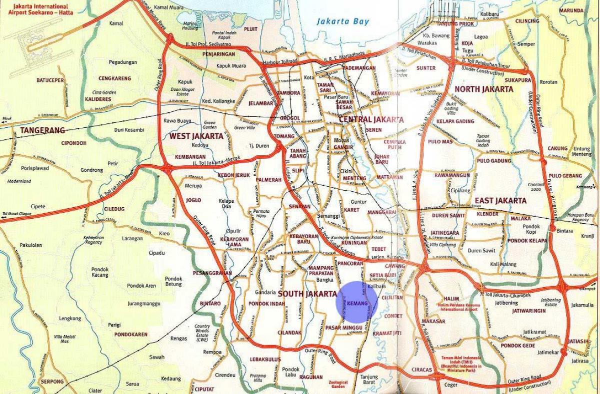 kart over kemang Jakarta